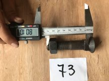 Болт М20х80 в потай с гайкой (креплен
